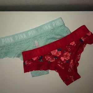 Victoria’s Secret  PINK  lace cheekster panties